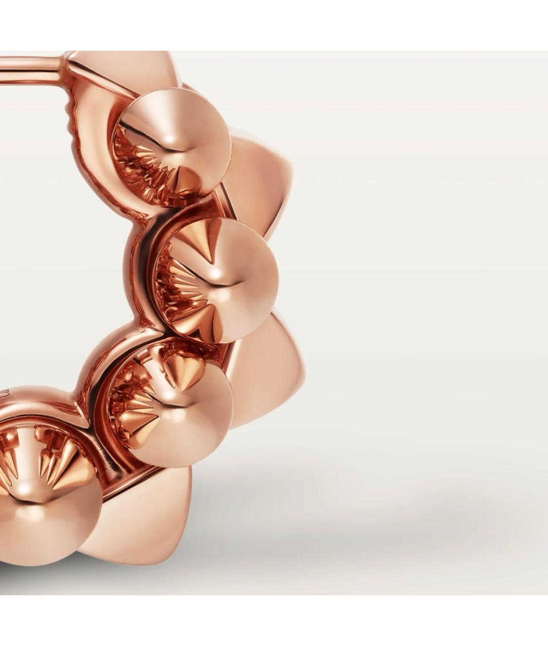 CARTIER Розовые серьги из розового золота, фото 3
