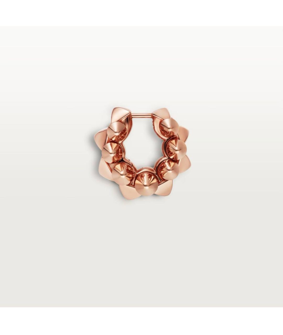 CARTIER Розовые серьги из розового золота, фото 4