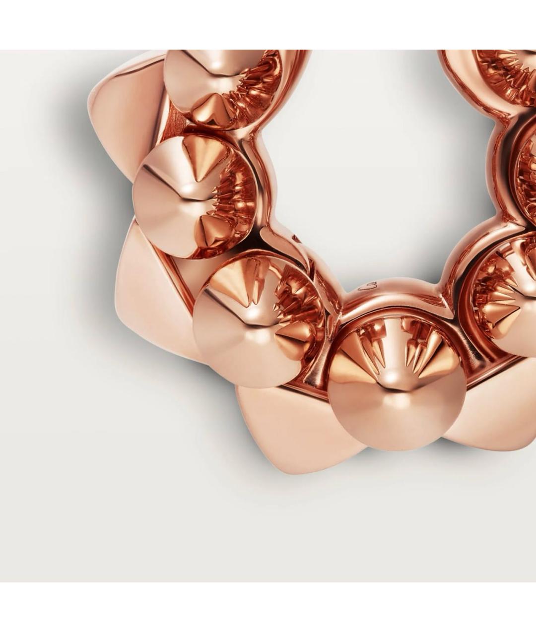 CARTIER Розовые серьги из розового золота, фото 6