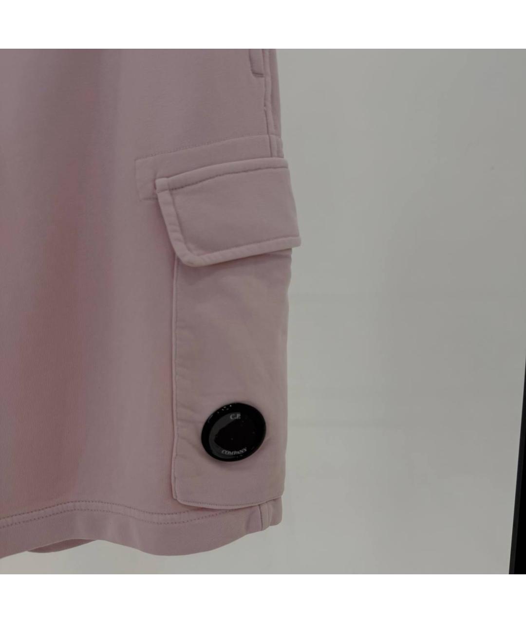 CP COMPANY Розовые хлопковые шорты, фото 3