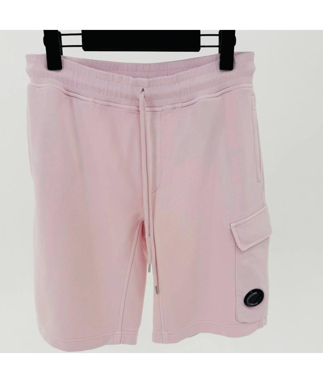 CP COMPANY Розовые хлопковые шорты, фото 2