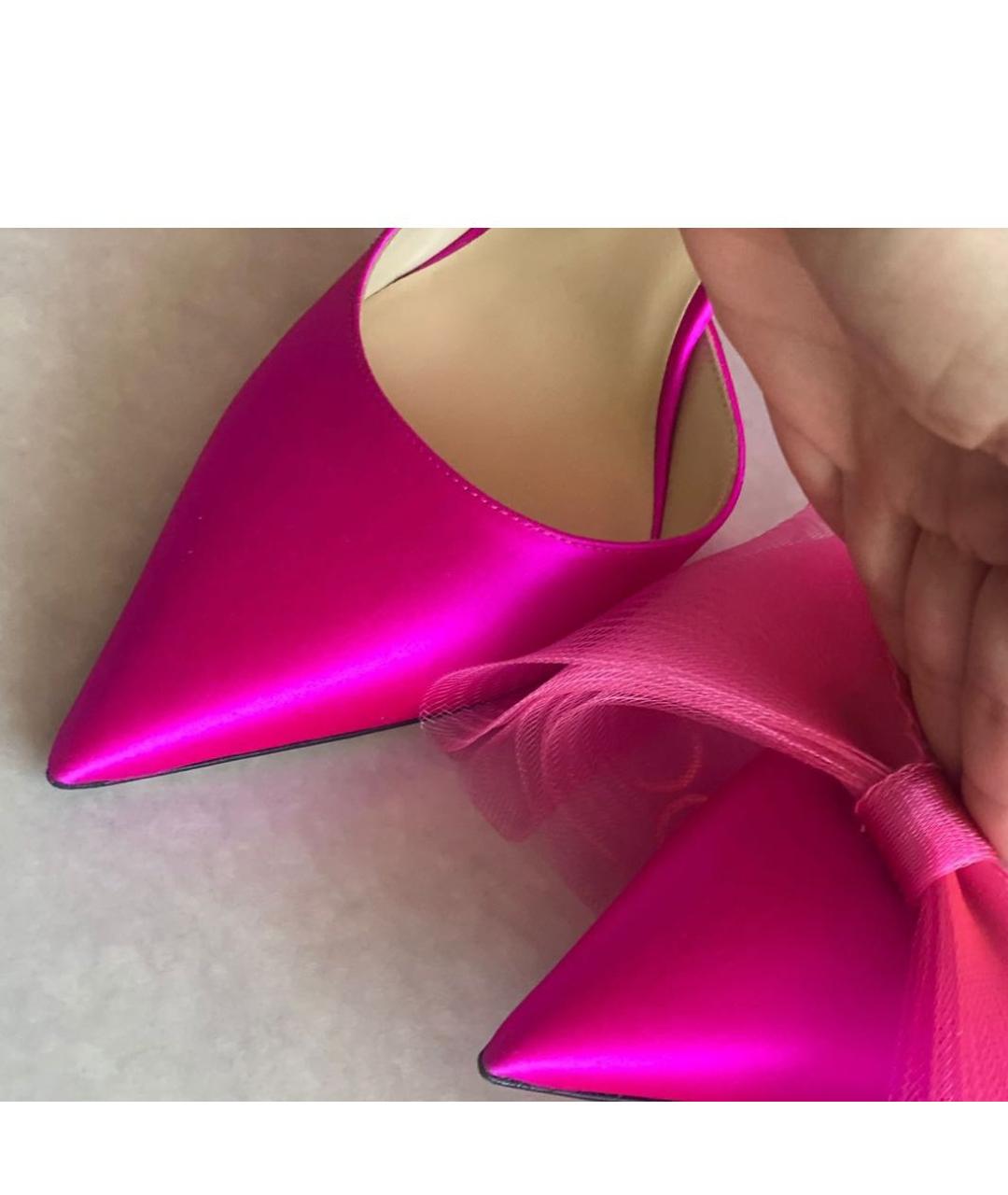 JIMMY CHOO Фуксия туфли, фото 4