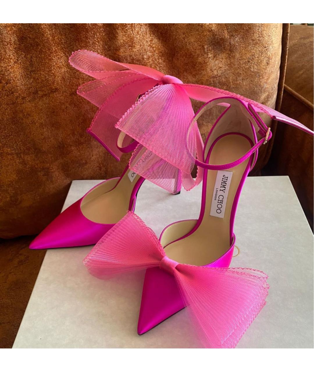 JIMMY CHOO Фуксия туфли, фото 2