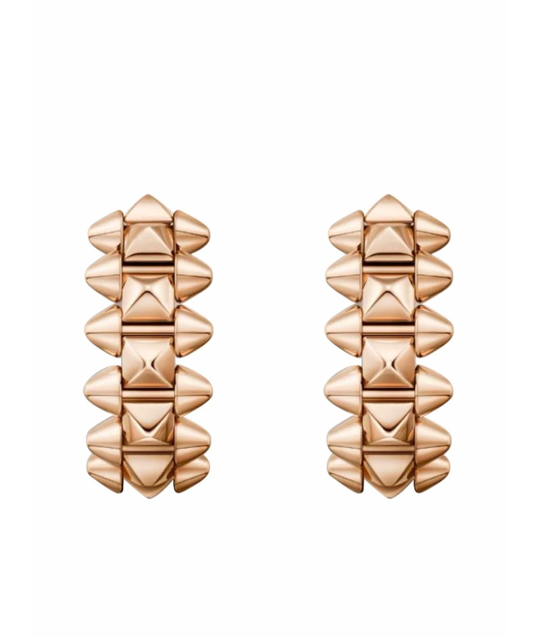 CARTIER Розовые серьги из розового золота, фото 1