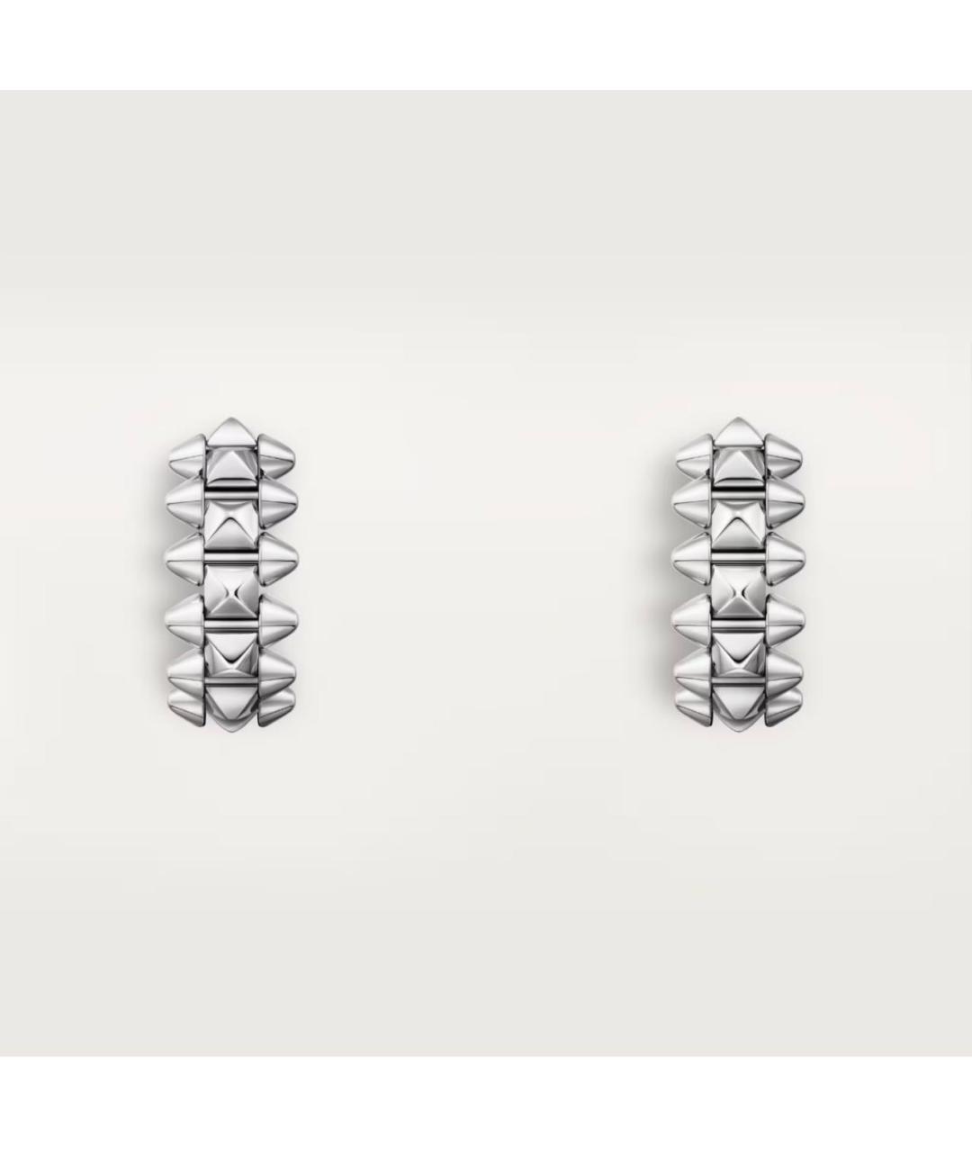 CARTIER Серебряные серьги из белого золота, фото 4