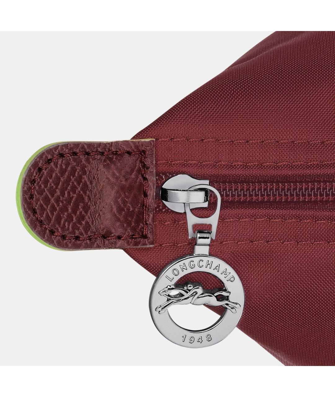 LONGCHAMP Бордовая сумка тоут, фото 6