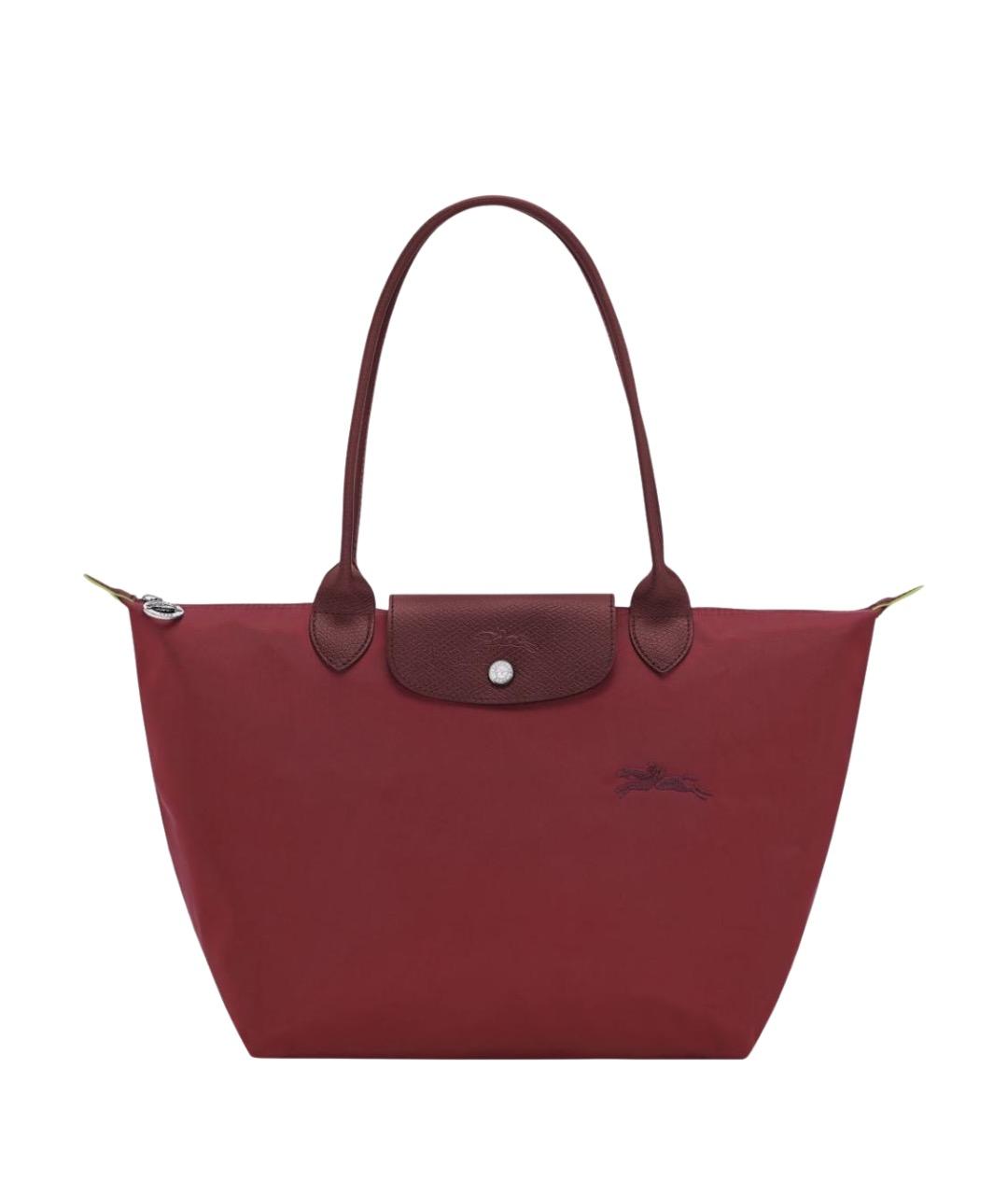 LONGCHAMP Бордовая сумка тоут, фото 1