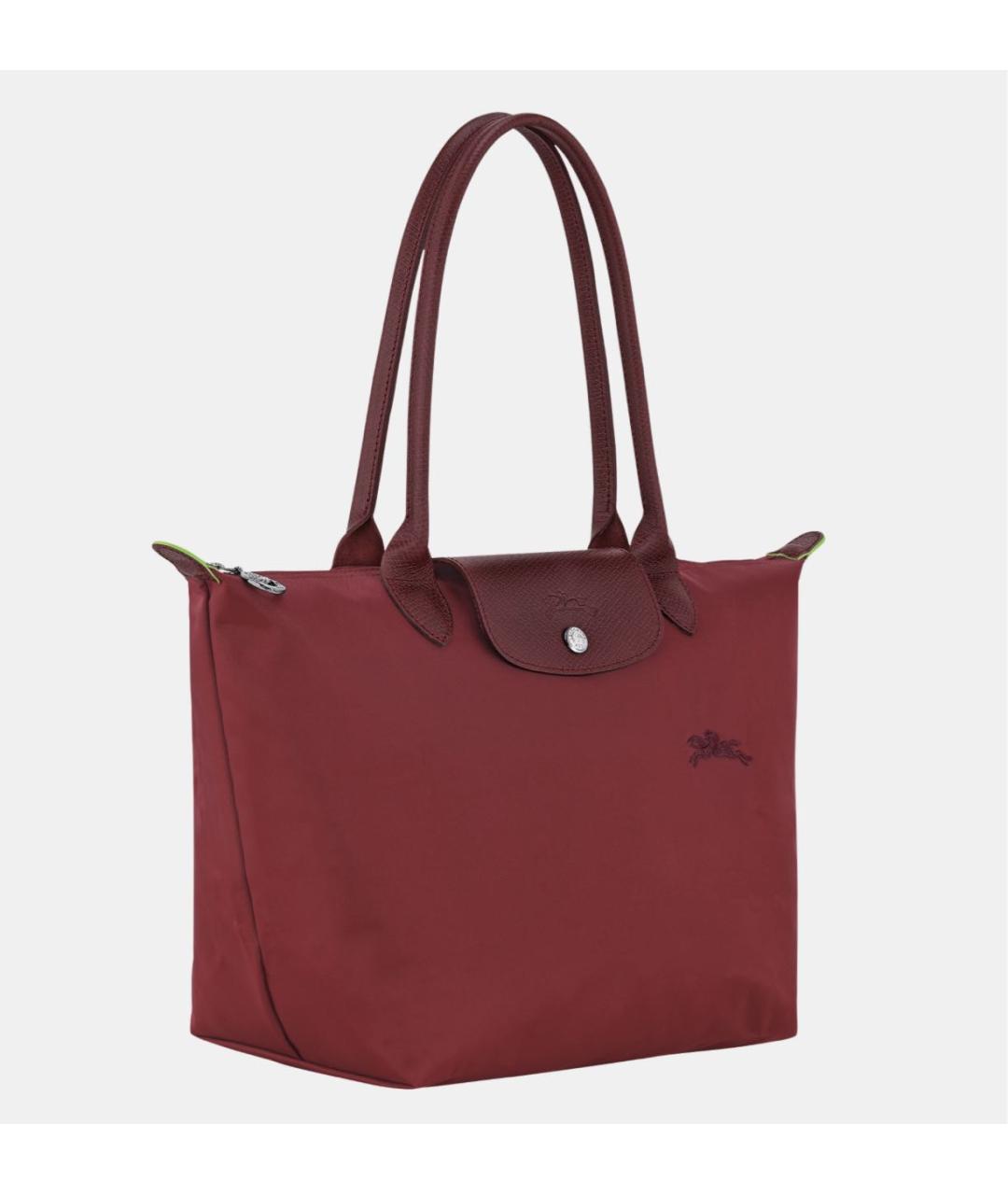 LONGCHAMP Бордовая сумка тоут, фото 3