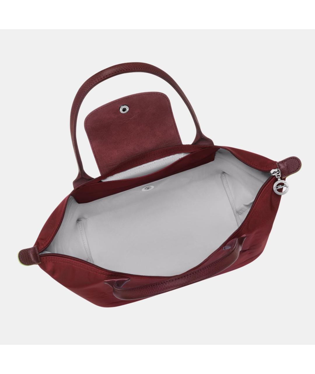 LONGCHAMP Бордовая сумка тоут, фото 5