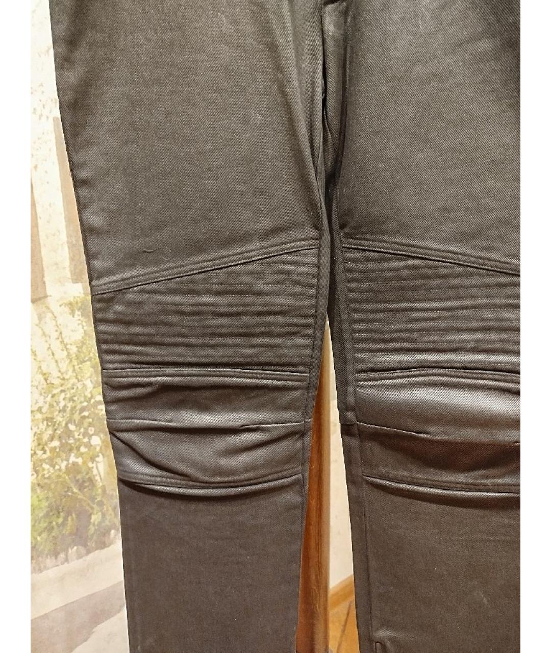 HELMUT LANG Черные хлопковые прямые джинсы, фото 4