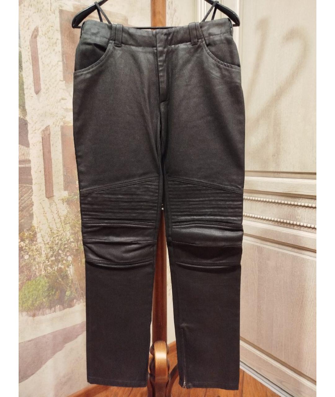 HELMUT LANG Черные хлопковые прямые джинсы, фото 9