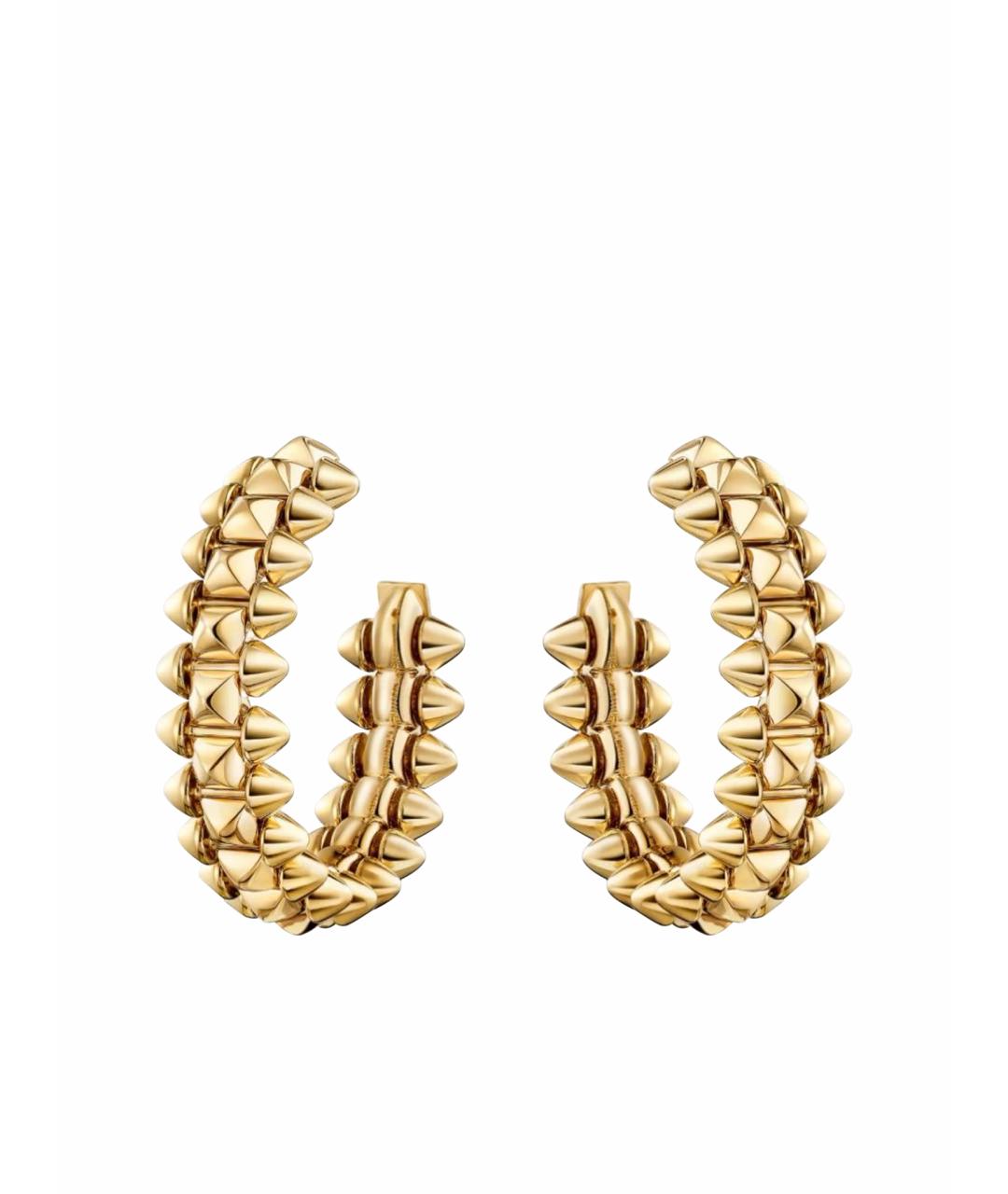 CARTIER Золотые серьги из желтого золота, фото 1