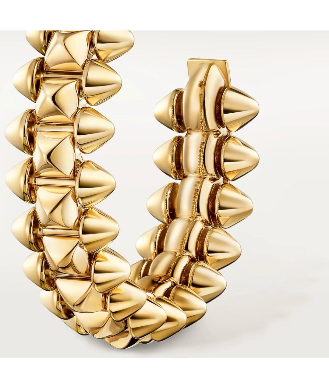 CARTIER Золотые серьги из желтого золота, фото 2