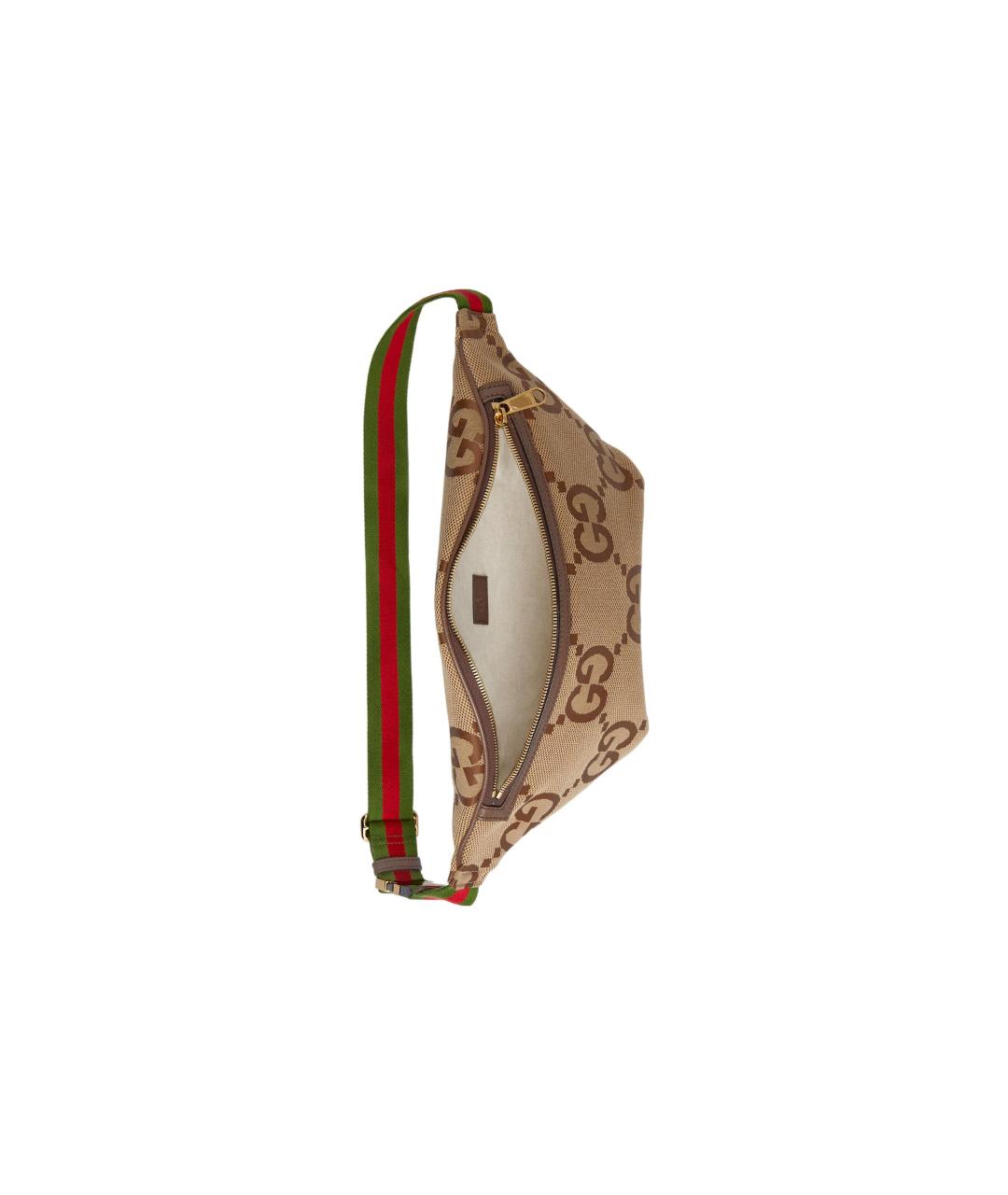 GUCCI Бежевая поясная сумка, фото 5