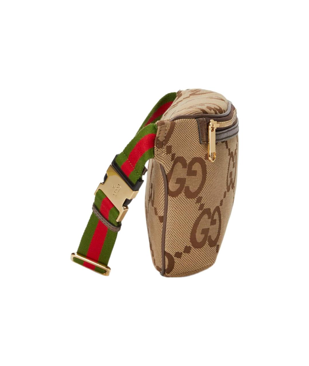 GUCCI Бежевая поясная сумка, фото 3