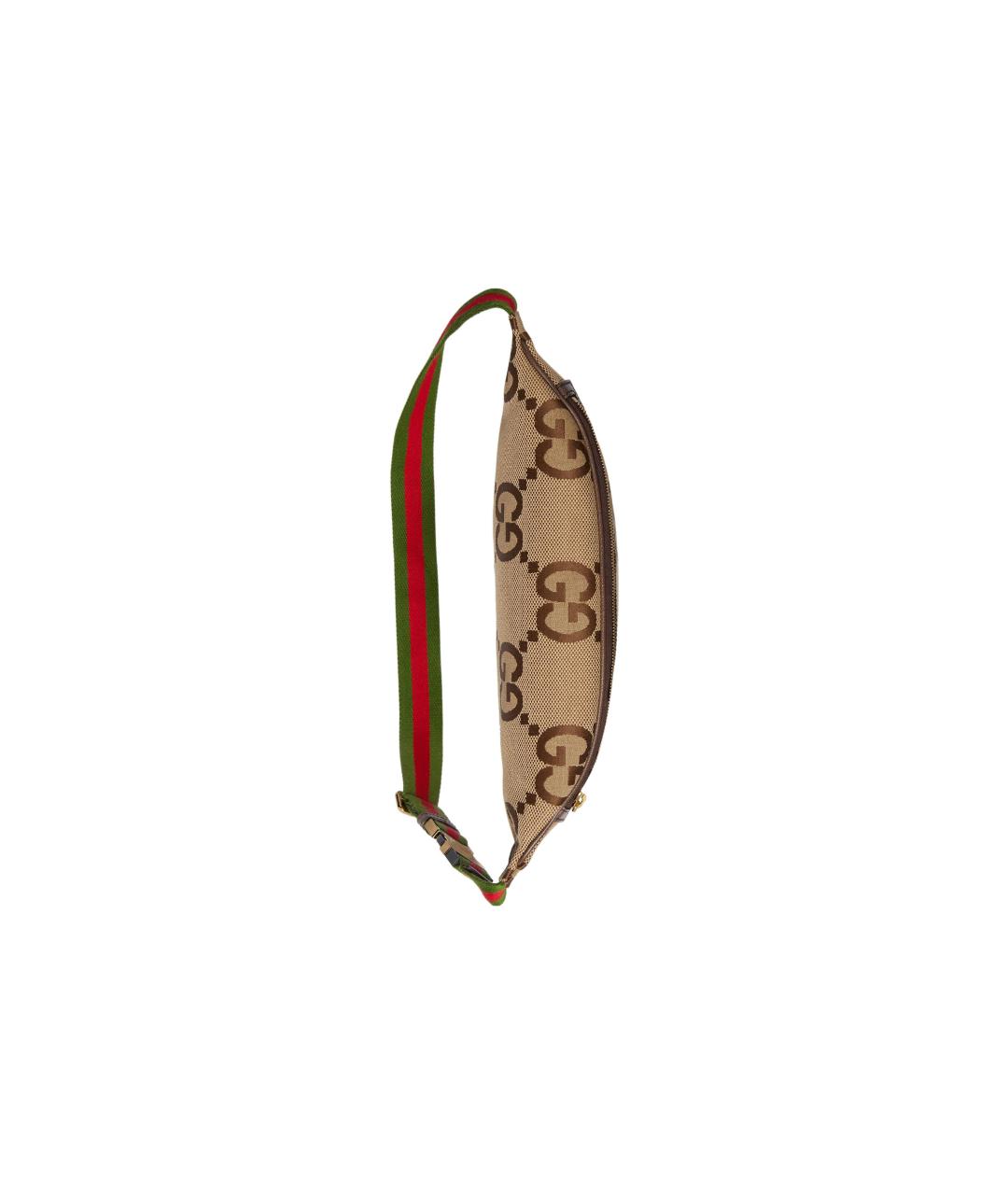 GUCCI Бежевая поясная сумка, фото 4