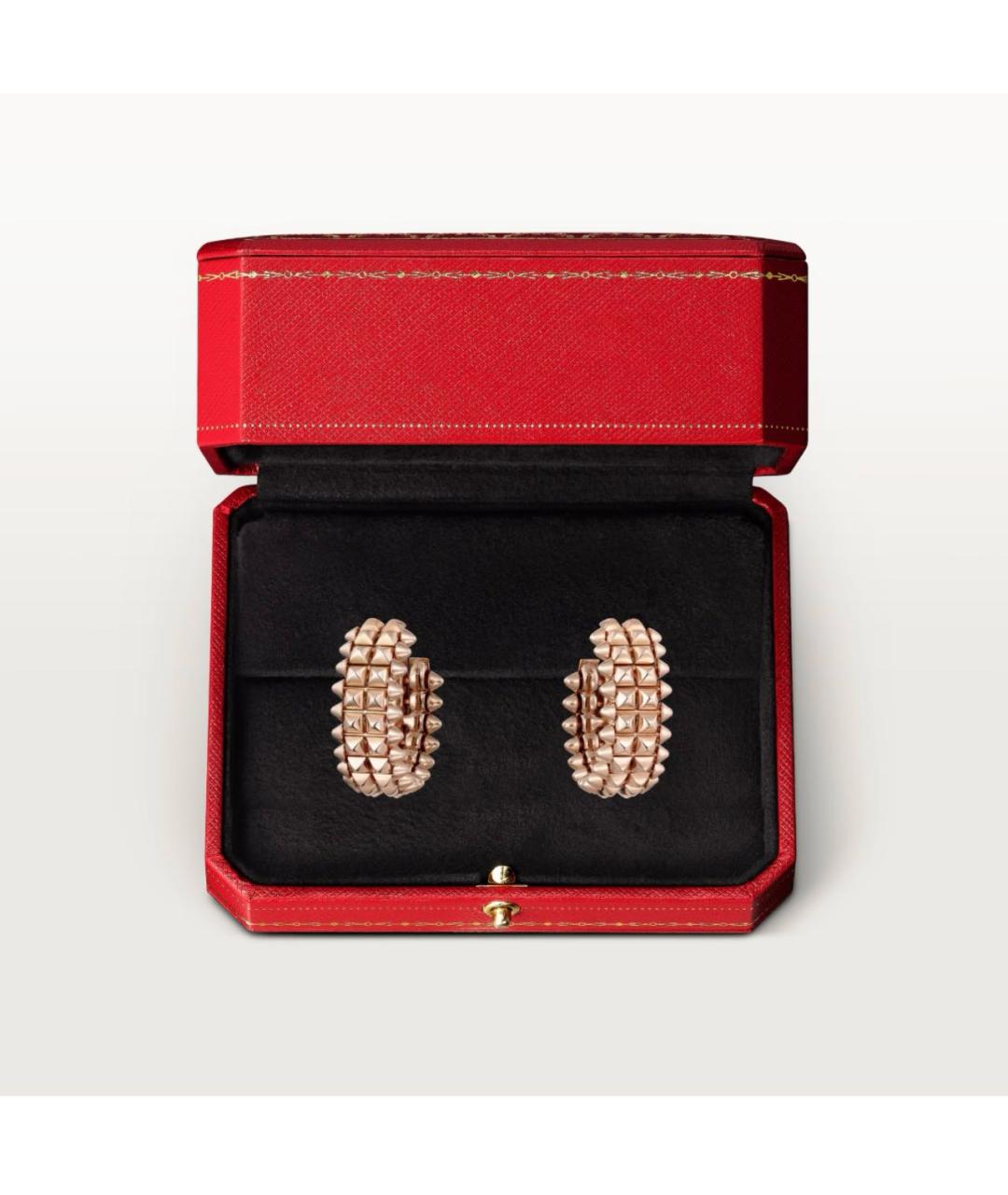 CARTIER Розовые серьги из розового золота, фото 7