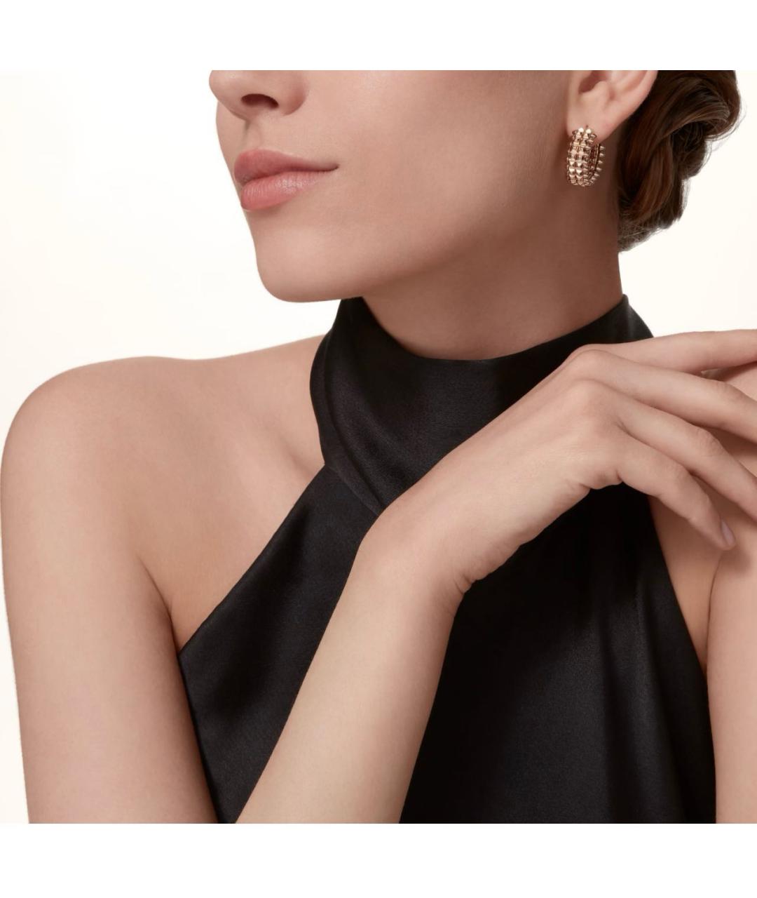 CARTIER Розовые серьги из розового золота, фото 2