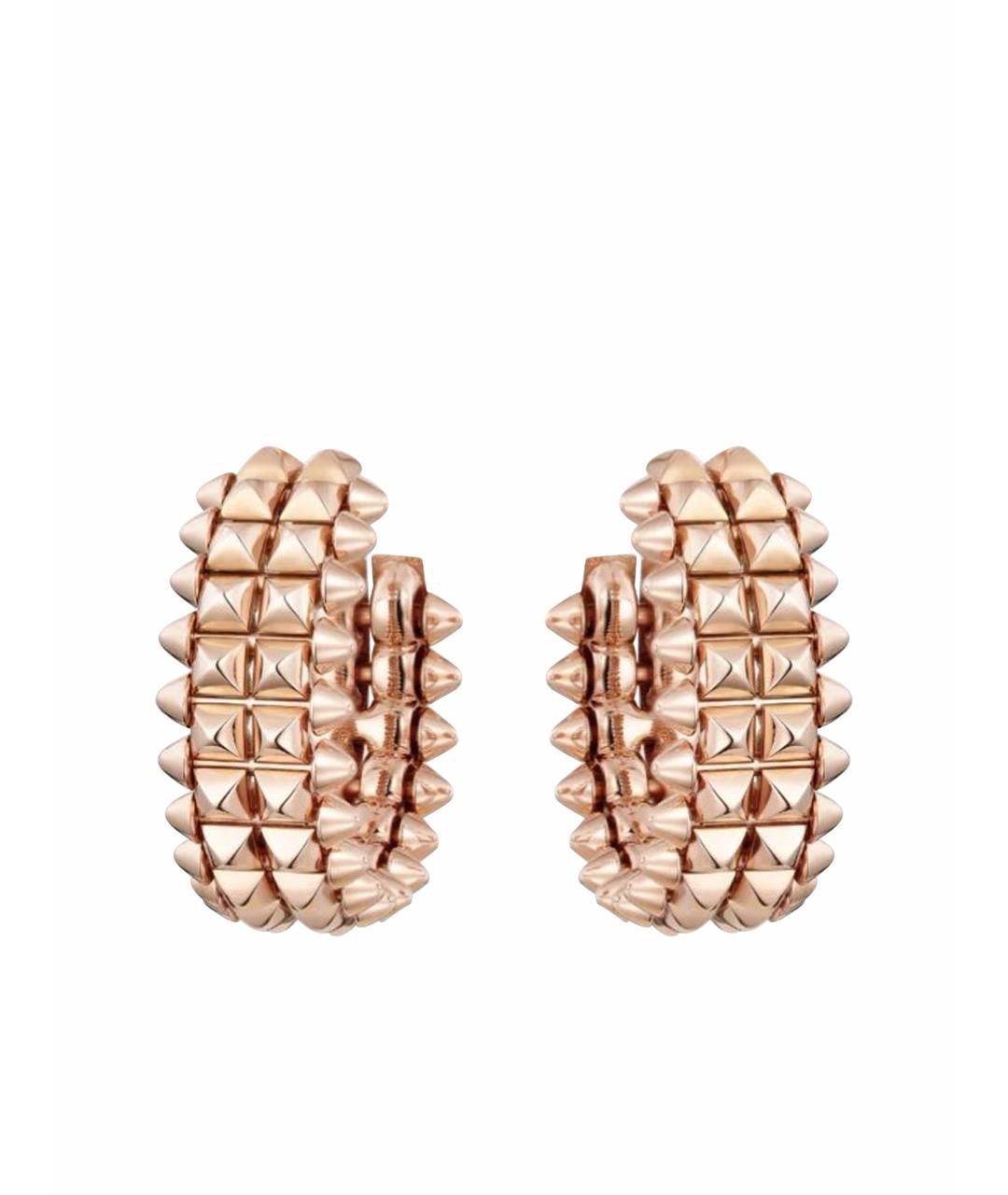 CARTIER Розовые серьги из розового золота, фото 1