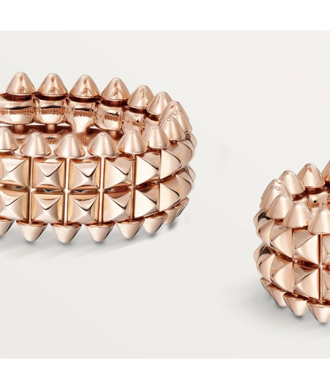 CARTIER Розовые серьги из розового золота, фото 3