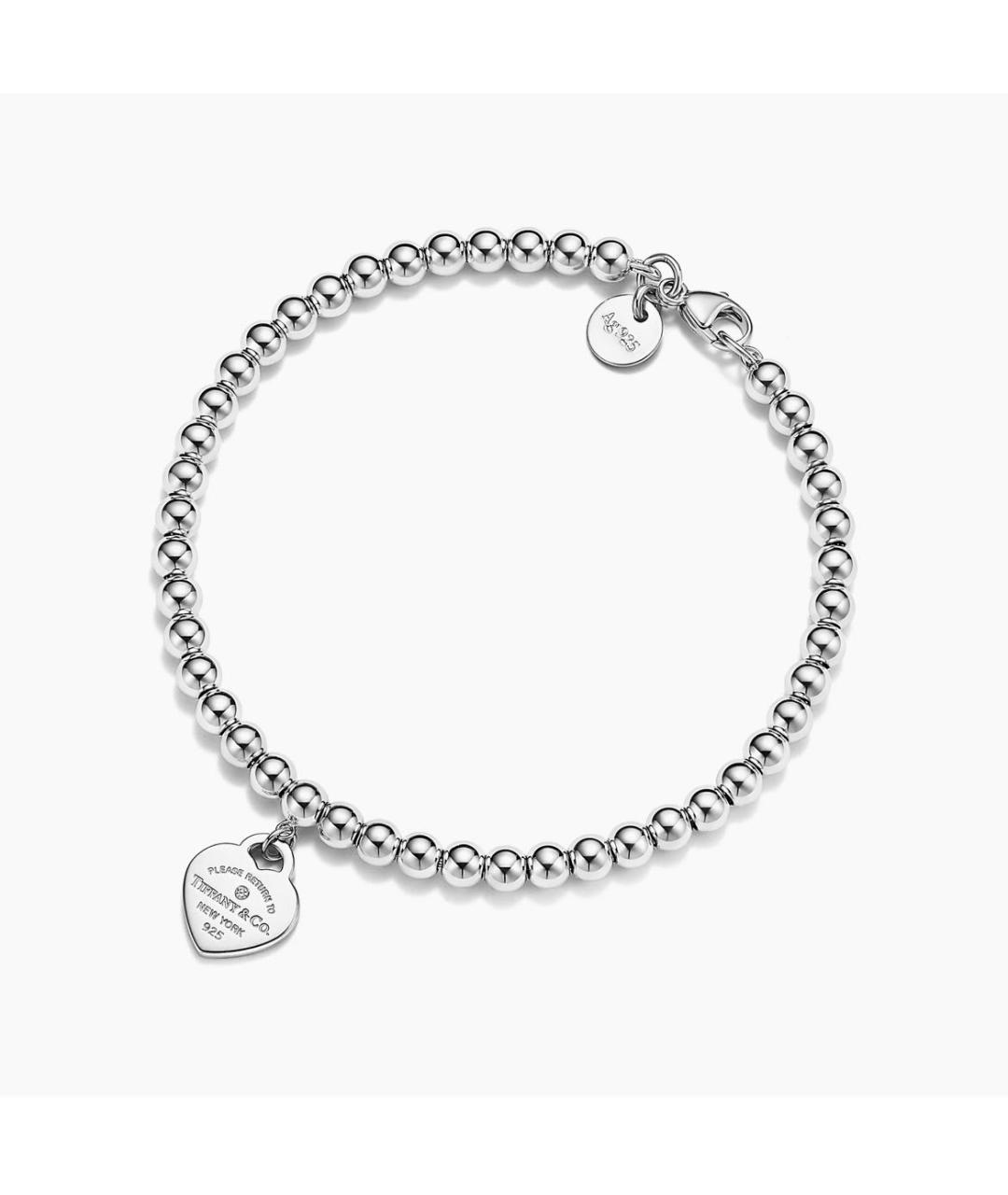 TIFFANY&CO Серебрянный серебряный браслет, фото 2
