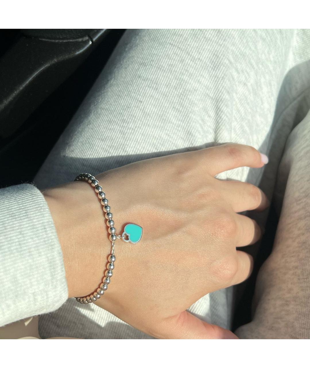 TIFFANY&CO Серебрянный серебряный браслет, фото 5