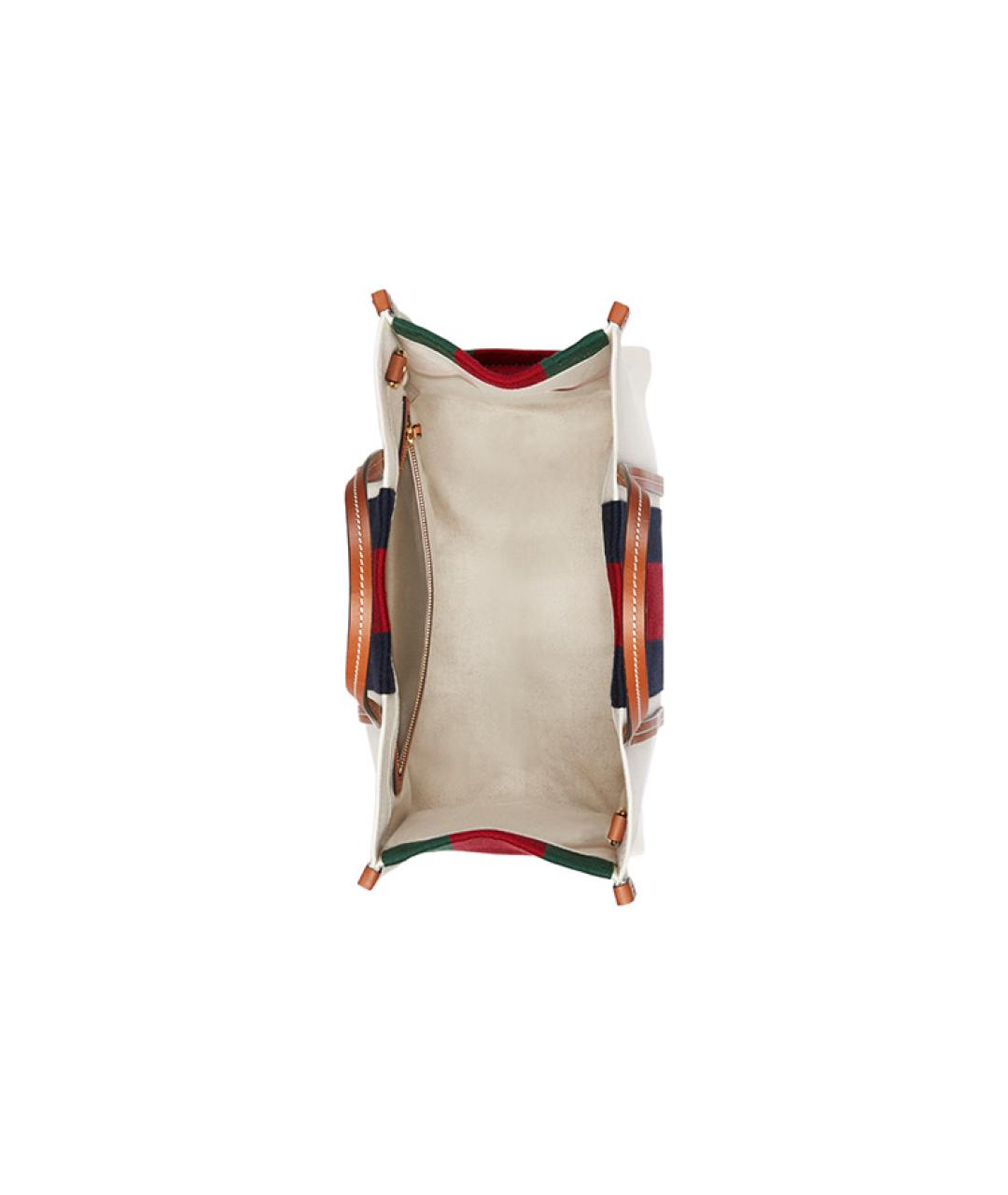 GUCCI Белая сумка тоут, фото 8