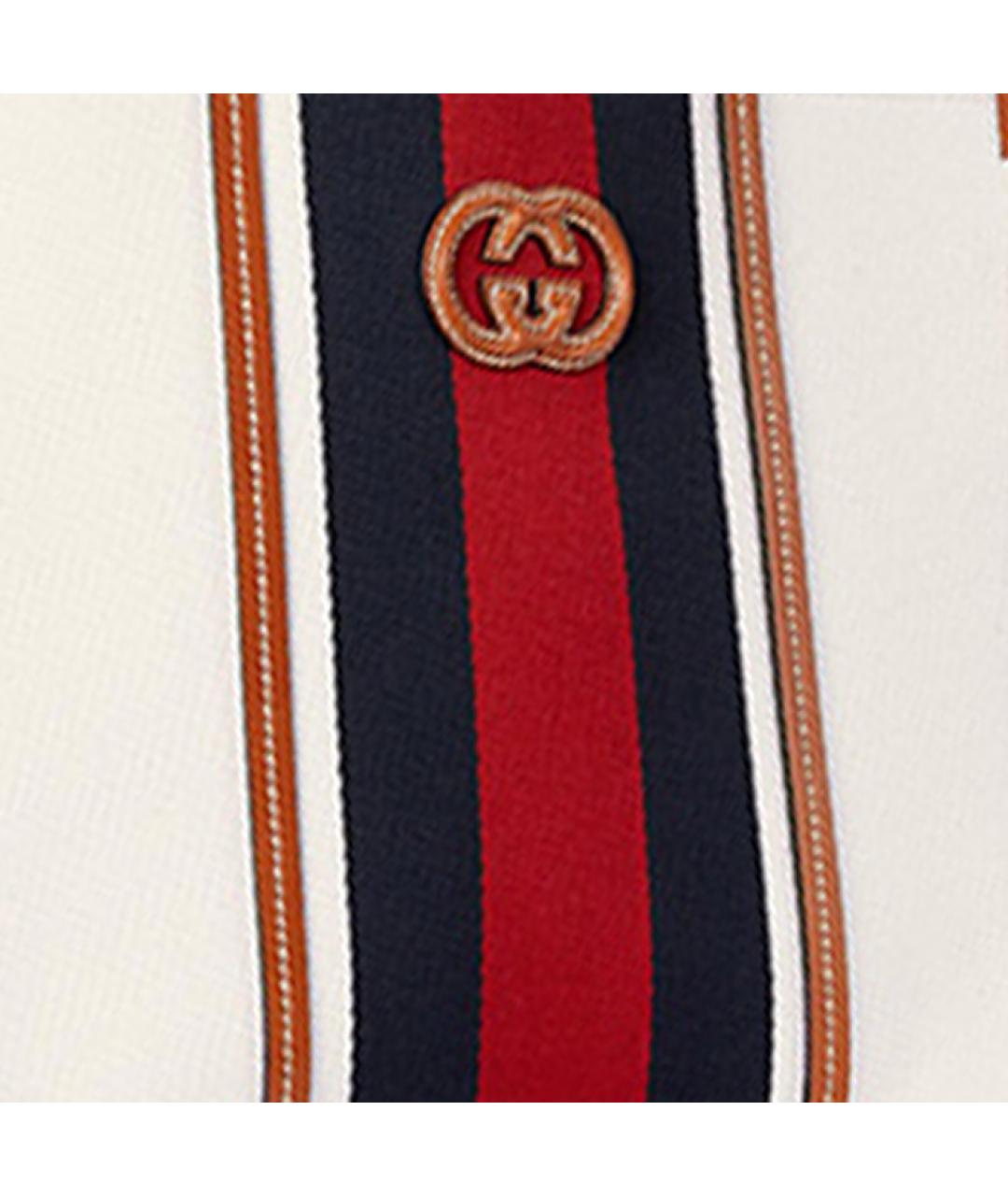 GUCCI Белая сумка тоут, фото 9