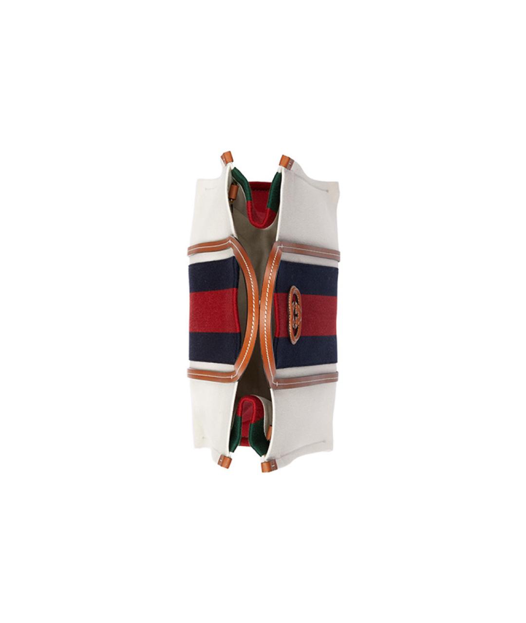 GUCCI Белая сумка тоут, фото 7