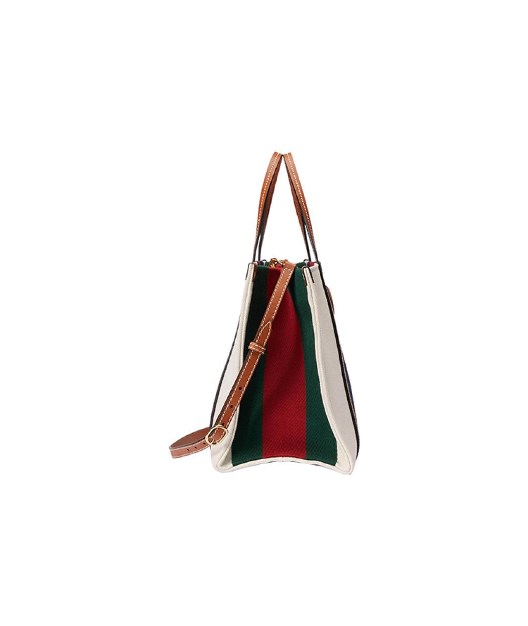 GUCCI Белая сумка тоут, фото 4