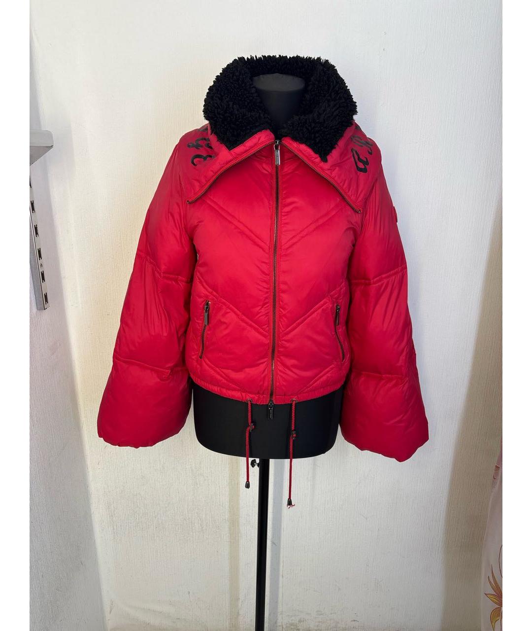 ARMANI EXCHANGE Красная полиэстеровая куртка, фото 9