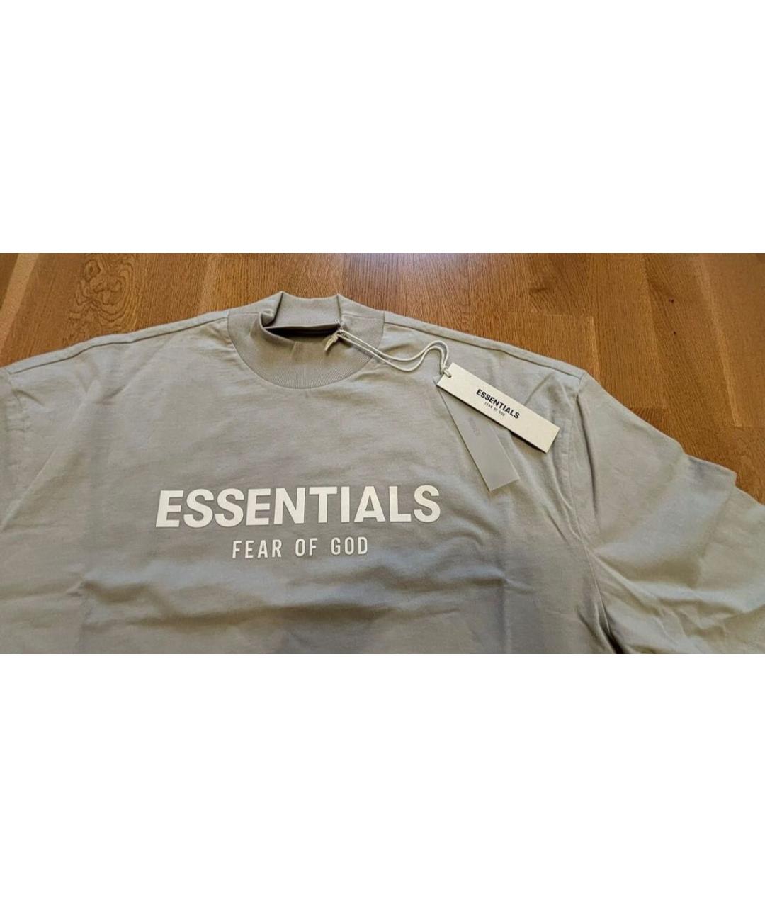 FEAR OF GOD ESSENTIALS Бежевое хлопковое повседневное платье, фото 3