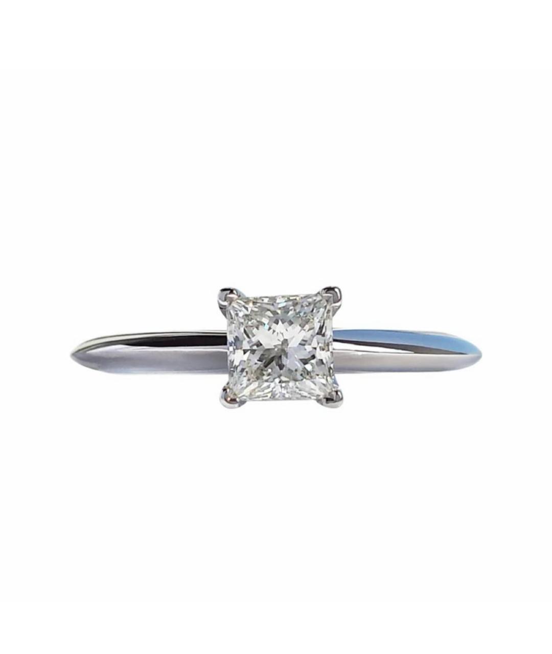 TIFFANY&CO Белое платиновое кольцо, фото 1