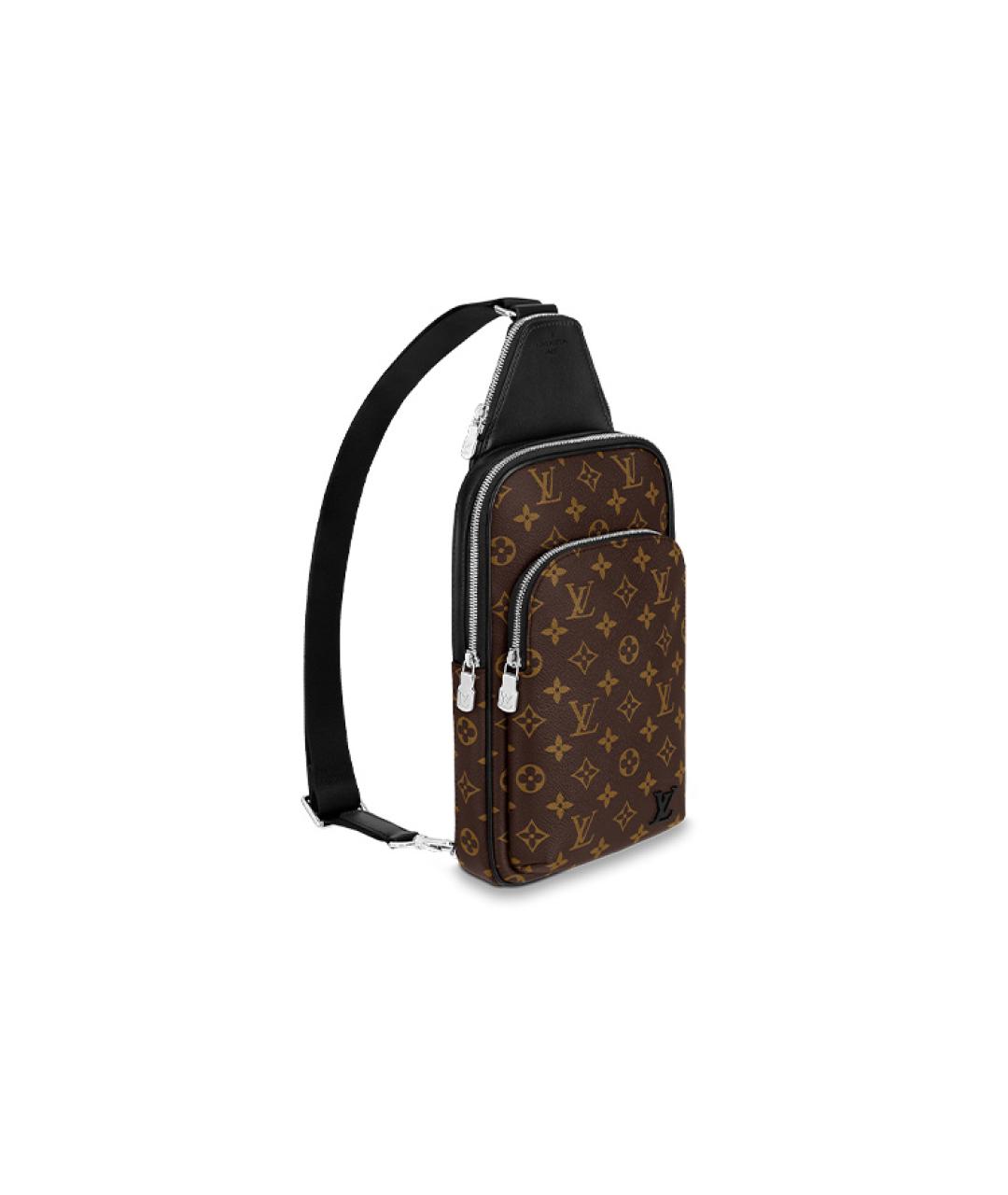 LOUIS VUITTON Коричневая сумка на плечо, фото 2