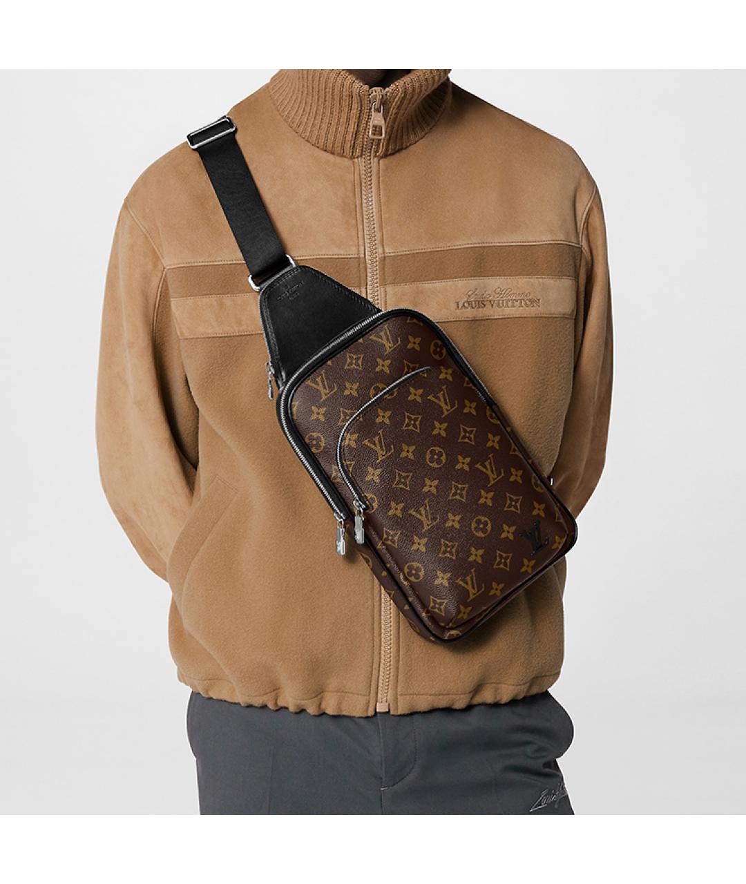 LOUIS VUITTON Коричневая сумка на плечо, фото 7