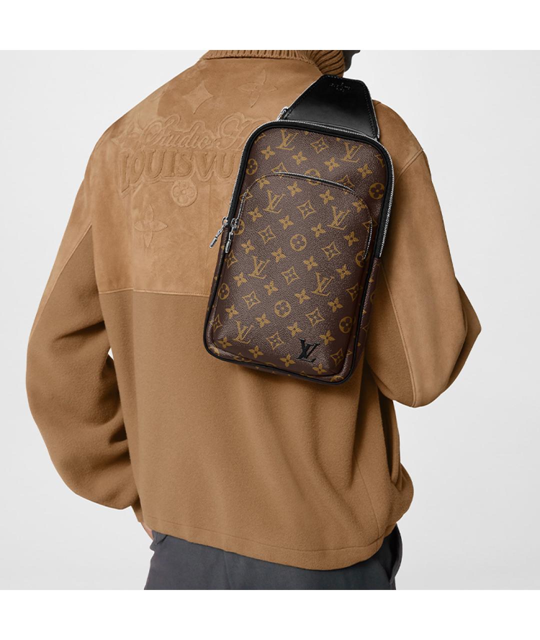 LOUIS VUITTON Коричневая сумка на плечо, фото 9