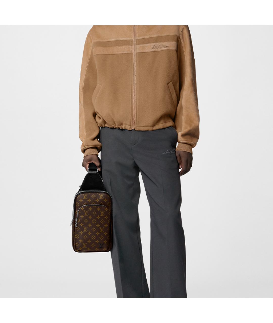 LOUIS VUITTON Коричневая сумка на плечо, фото 8