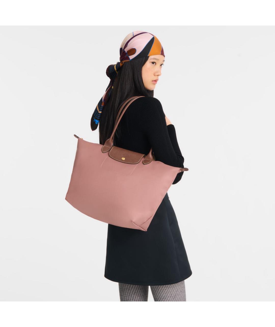 LONGCHAMP Розовая сумка тоут, фото 2