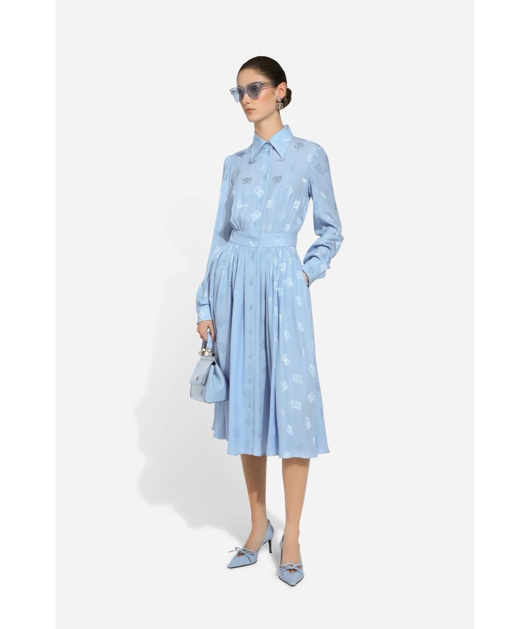 DOLCE&GABBANA Шелковое вечернее платье, фото 3