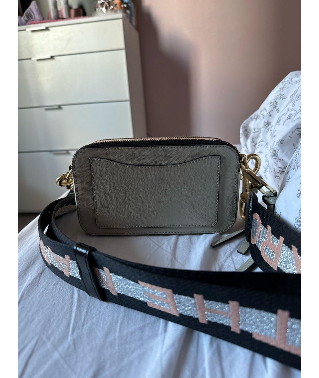 MARC JACOBS Бежевая кожаная сумка через плечо, фото 3
