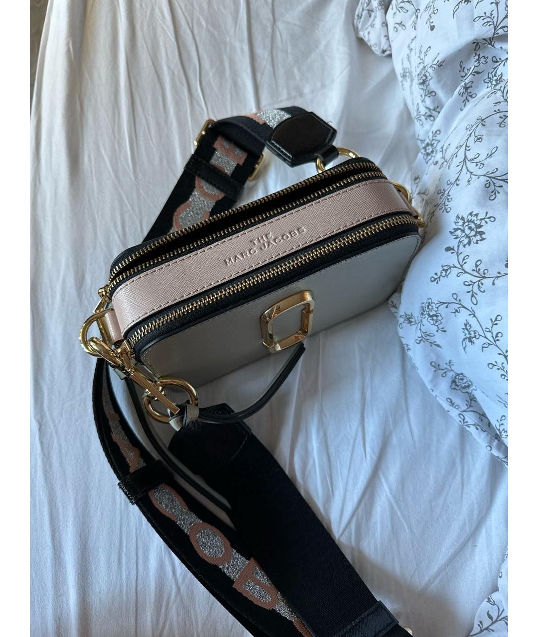 MARC JACOBS Бежевая кожаная сумка через плечо, фото 4