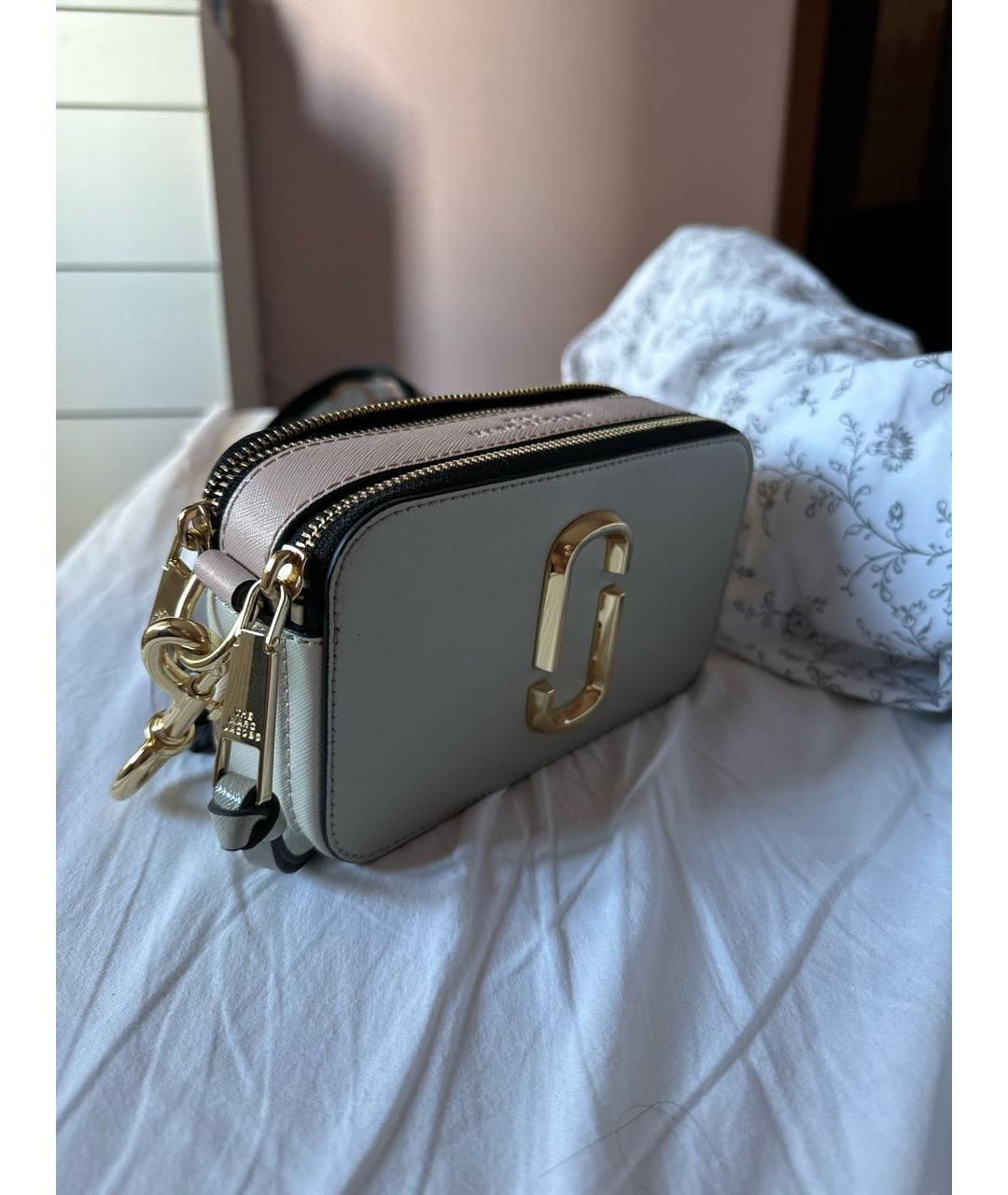 MARC JACOBS Бежевая кожаная сумка через плечо, фото 2