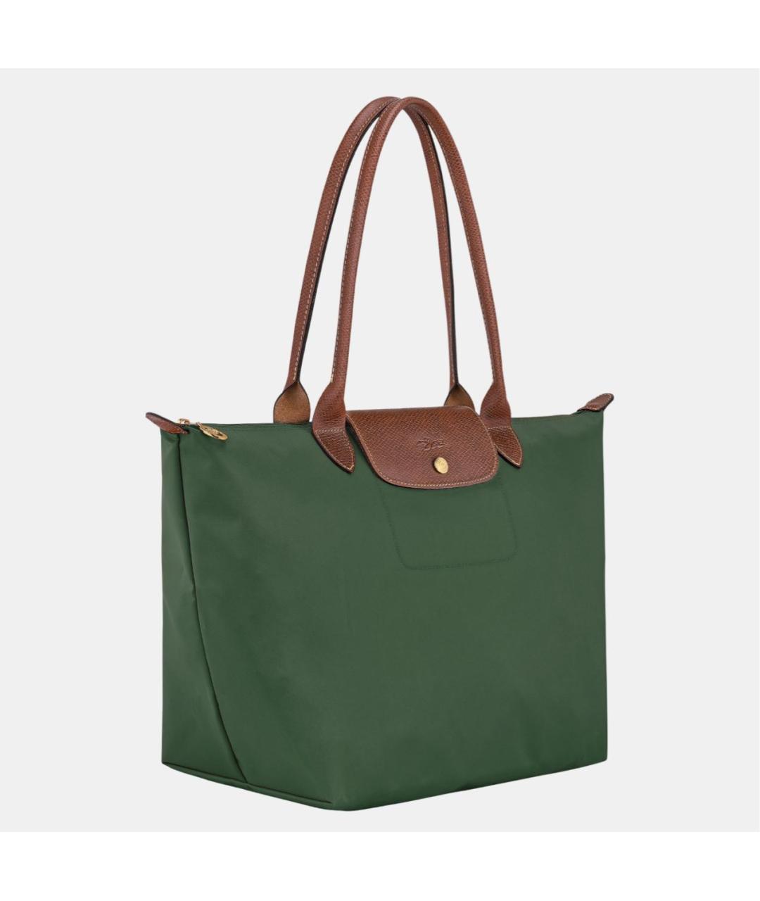 LONGCHAMP Зеленая сумка тоут, фото 3