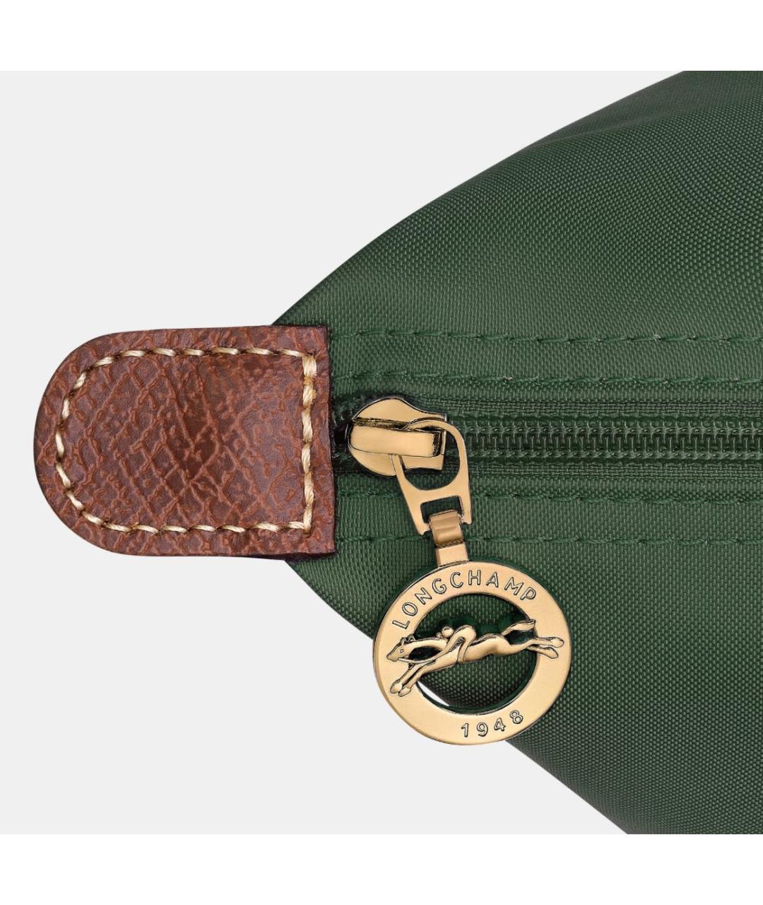 LONGCHAMP Зеленая сумка тоут, фото 6