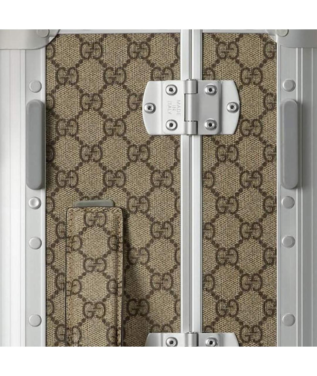 GUCCI Бежевый чемодан, фото 7