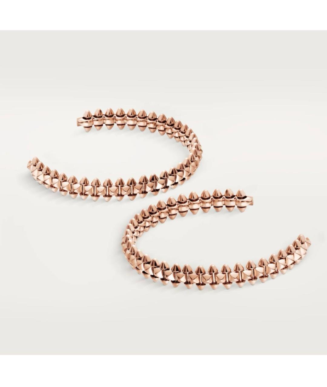 CARTIER Розовые серьги из розового золота, фото 5