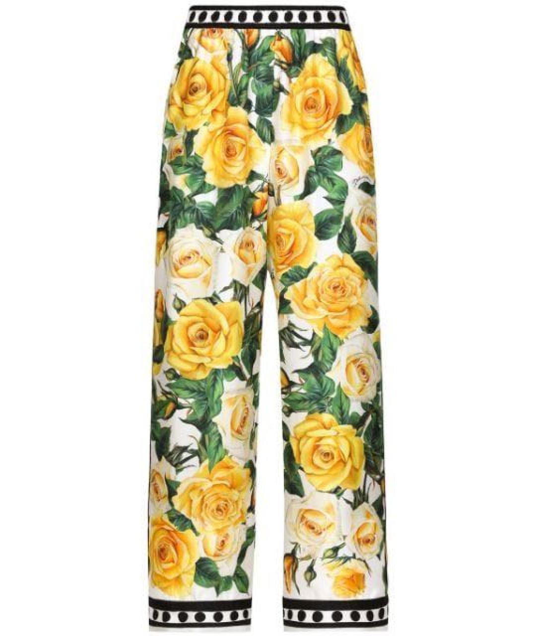 DOLCE&GABBANA Шелковый костюм с брюками, фото 3