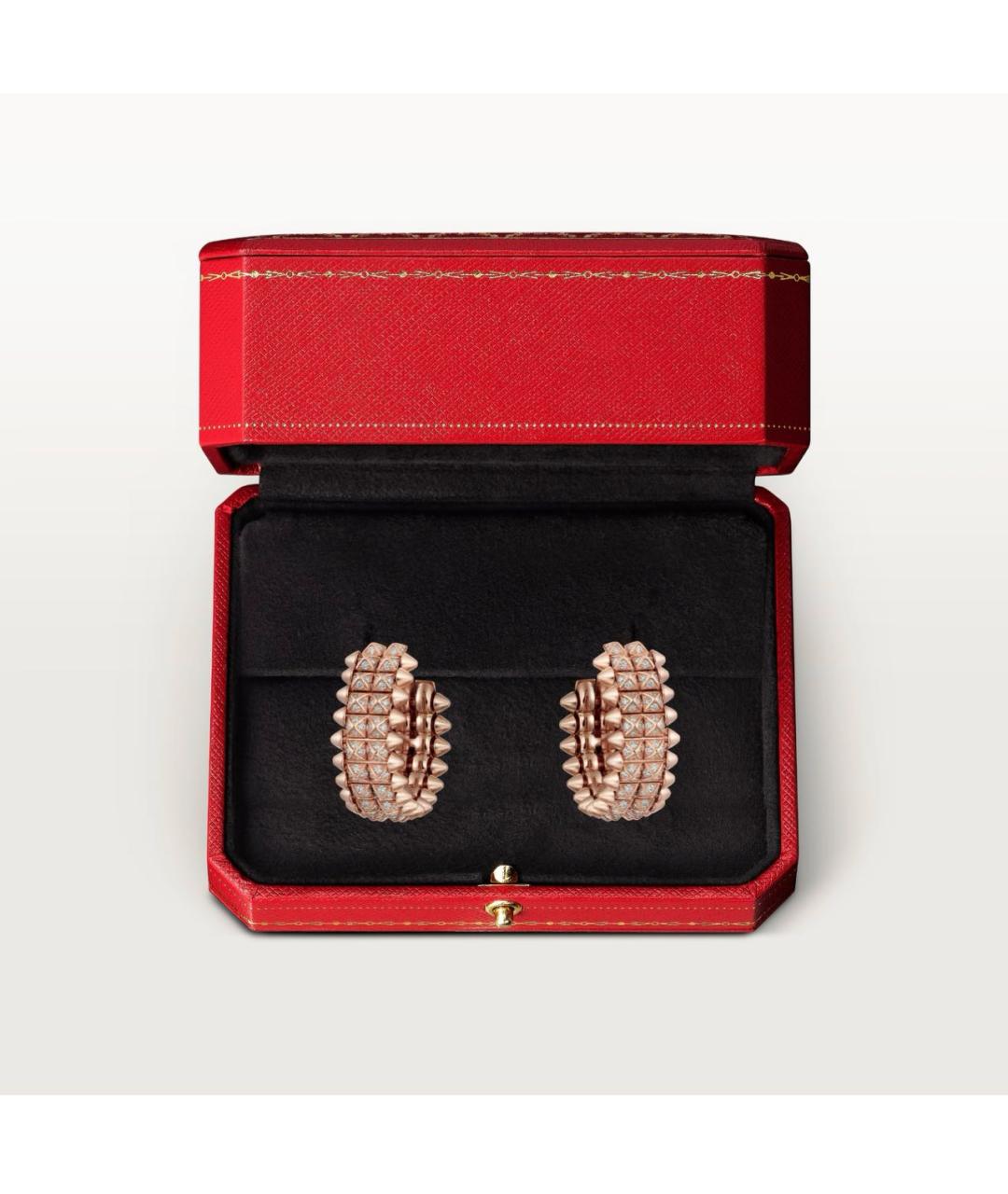 CARTIER Розовые серьги из розового золота, фото 6
