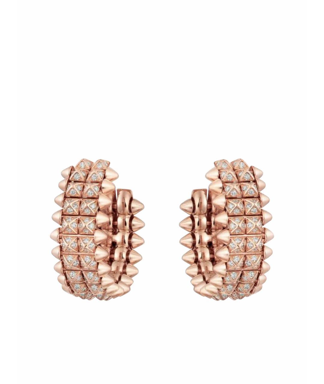 CARTIER Розовые серьги из розового золота, фото 1