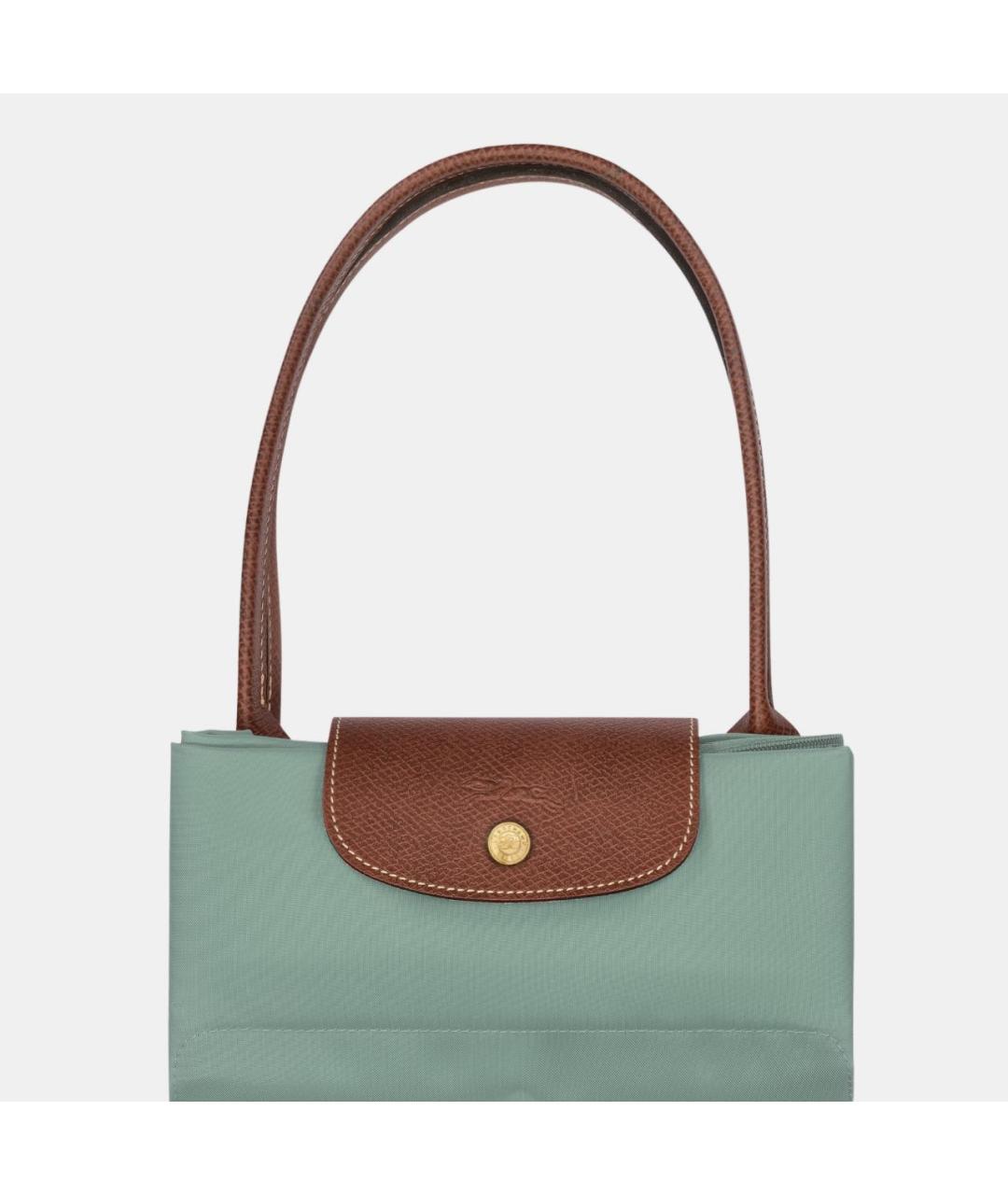 LONGCHAMP Бирюзовая сумка тоут, фото 7